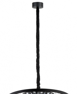 Svítidla Závěsné svítidlo na lanku Nowodvorski CRISTAL 7616 černá M