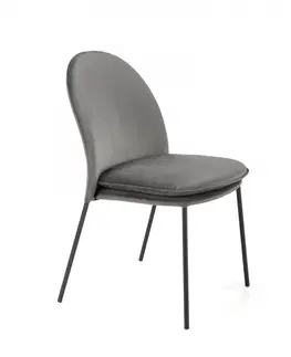Židle HALMAR Designová židle Clorissa šedá