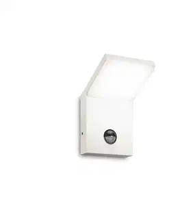LED venkovní nástěnná svítidla LED Venkovní nástěnné svítidlo Ideal Lux Style AP Sensor Antracite 3000K 246864 9,5W 640lm IP54 antracitové