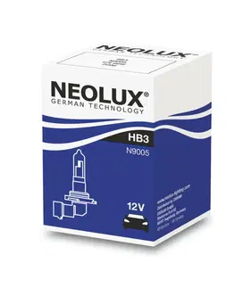 Autožárovky NEOLUX HB3 12V 60W  P20d 1ks N9005