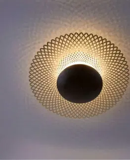 LED stropní svítidla PAUL NEUHAUS LED stropní svítidlo, rezavá-zlatá, nepřímé, proti oslnění, stmívatelné, paměťová funkce SimplyDim 3000K