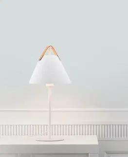 Lampy na noční stolek NORDLUX stolní lampa Strap 1x40W E27 bílá 46205001