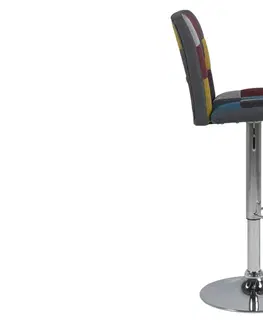 Barové židle Dkton Designová barová židle Nerine multi barevná