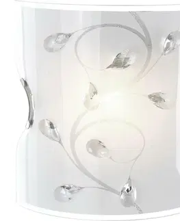Moderní nástěnná svítidla GLOBO BURGUNDY 40404W Nástěnné svítidlo