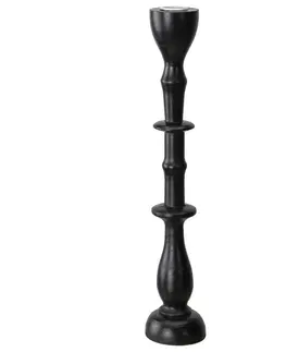 Svícny a stojany na svíčky Stojan na dlouhé svíčky Noir, Výška: 33cm
