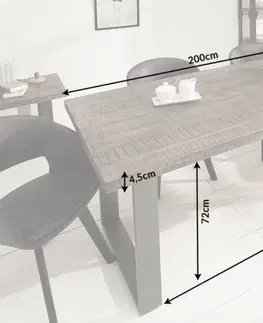 Jídelní stoly Jídelní stůl THOR Dekorhome 200x90x77 cm