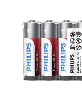 Baterie primární Philips Philips LR6P4F/10 - 4 ks Alkalická baterie AA POWER ALKALINE 1,5V 2600mAh 