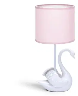 Lampy  B.V.  - Dětská lampička 1xE14/40W/230V labuť bílá 