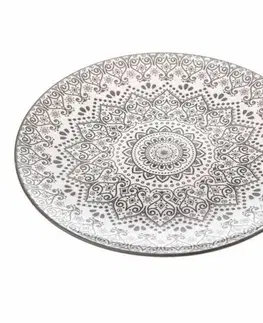 Talíře Porcelánový talíř Grey Orient, 26,5 cm