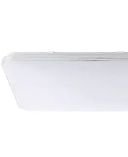 Stropní svítidla Brilliant LED stropní svítidlo Ariella bílá/chrom 54 x 54 cm