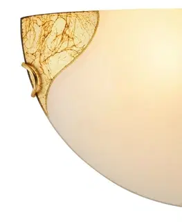 Klasická nástěnná svítidla Rabalux nástěnné svítidlo Art gold E27 1x MAX 60W bílá 1940