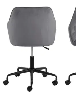 Kancelářské židle Actona Kancelářské křeslo Brooke tmavě šedé