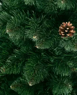 Vánoční stromky Luxusní vánoční stromeček borovice se šiškami 150 cm