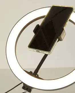 Stolní lampy Searchlight LED kruhové světlo Selfie Tripod USB CCT
