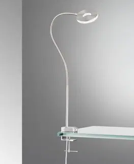 Stolní lampy a lampičky s klipem FISCHER & HONSEL LED světlo se svorkou Jax, stmívací, tunable white