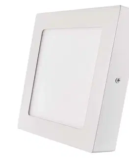 LED nástěnná svítidla EMOS LED panel 170×170, přisazený bílý, 12W teplá bílá 1539061060
