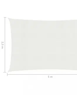 Stínící textilie Stínící plachta obdélníková HDPE 2,5 x 5 m Dekorhome Antracit