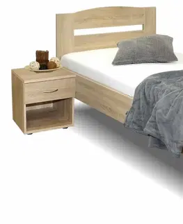 bez úložného prostoru Zvýšená postel jednolůžko Maria, 80x220, 90x220
