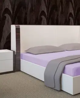 Ložní prostěradla Světlo fialové plachty na postele