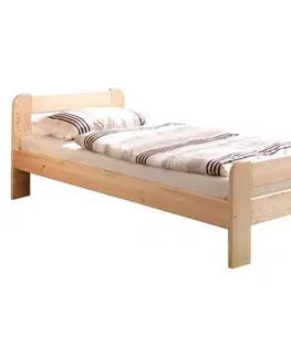 Jednolůžkové postele Postel Z Masívu Bert - 100x200cm