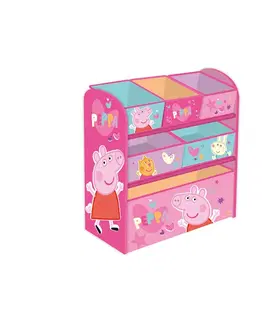 Boxy na hračky ARDITEX - Regál / organizér na hračky PEPPA PIG, PP13987