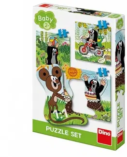 Puzzle Dino Puzzle Krtek na louce baby 3–5 dílků