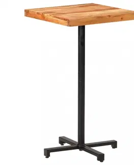 Barové stolky Barový stůl hnědá / černá Dekorhome 50x50x110 cm