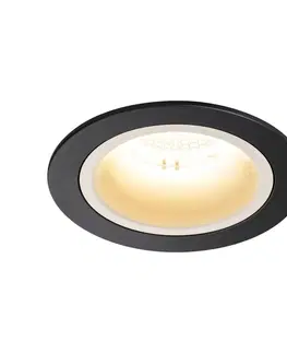 LED podhledová svítidla SLV BIG WHITE NUMINOS DL M vnitřní LED zápustné stropní svítidlo černá/bílá 3000 K 55° včetně listových pružin 1003872