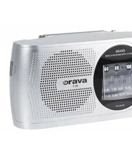 Elektronika Orava T-120 S přenosný rádio přijímač s rozsahem FM/AM/SW