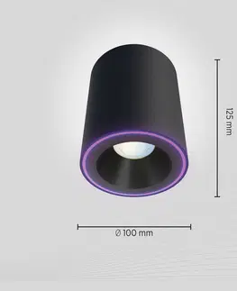Inteligentní bodová světla Calex Calex Smart Halo Spot LED stropní bodovka, černá