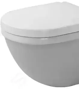 Záchody DURAVIT Starck 3 Závěsné WC, WonderGliss, bílá 22270900001