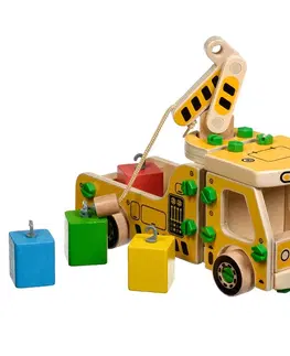Hračky LUCY & LEO - 325 Autojeřáb - konstrukční set