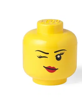 Boxy na hračky LEGO Storage - úložná hlava (velikost L) - winky