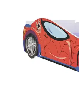 Postele ArtAdrk Dětská auto postel SPIDER Provedení: 70 x 140 cm