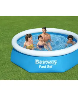 Bazény Bestway Nafukovací bazén Fast Set, 244 x 61 cm
