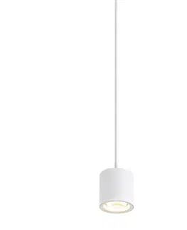 LED lustry a závěsná svítidla SLV BIG WHITE OCULUS PD vnitřní LED závěsné svítidlo single bílé DIM-TO-WARM 2000–3000 K 1004673
