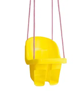Hračky na zahradu TEGA - Dětská závěsná houpačka žlutá