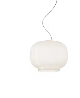Závěsná světla Foscarini Foscarini Chouchin Bianco 3 LED závěsná lampa zapnuto/vypnuto