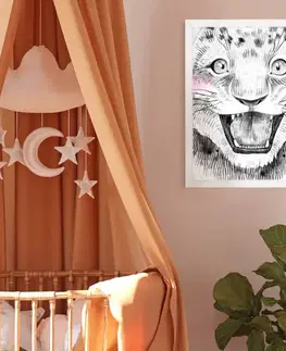 Obrazy do dětského pokoje Obraz do dětského pokoje - Dekorace gepard
