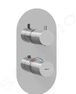 Koupelnové baterie RAVAK Espirit Termostatická baterie pod omítku, pro 2 spotřebiče, chrom X070206