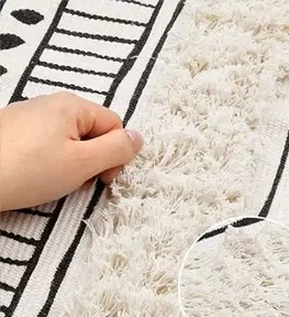 Koberce a koberečky Tutumi Vzorovaný koberec BOHO 160x50 šedý