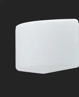 Klasická nástěnná svítidla OSMONT 41616 NEVA 2 stropní/nástěnné skleněné svítidlo bílá IP43 2x60W E27