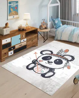 Dětské koberce Dětský koberec s motivem rozkošné indické pandy