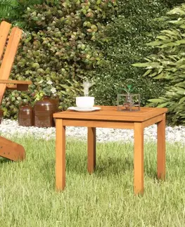 Zahradní stolky Konferenční stolek 40 x 40 x 36 cm masivní akáciové dřevo