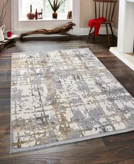Koberce a koberečky Conceptum Hypnose Koberec Notta 160x230 cm šedý/béžový