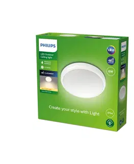Venkovní stropní osvětlení Philips Philips Doris LED venkovní světlo IP54 2 700K bílá