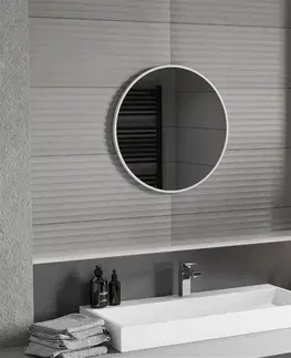 Koupelnová zrcadla MEXEN Loft zrcadlo 60 cm, bílý rám 9850-060-060-000-20