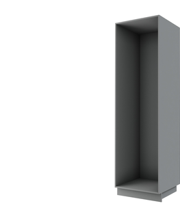 Kuchyňské dolní skříňky SHAULA, skříňka pro vestavnou lednici D14DL 60, korpus: grey, barva: white
