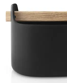 Kuchyňské stěrky EVA SOLO Multifunkční box široký s dřevěnou rukojetí černý