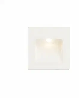 Vestavná svítidla do stěny RED - DESIGN RENDL RENDL AMARO bílá 230V LED 1W 60° 3000K R12690